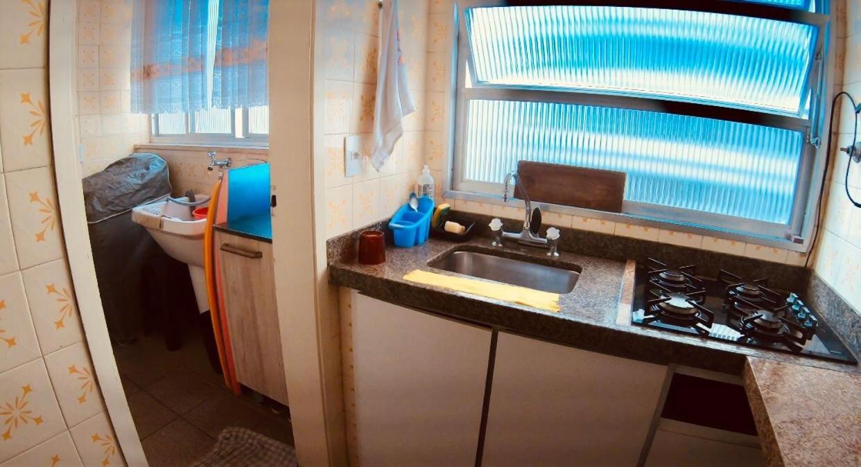 Apartamento Pe Na Areia Guaruja Apartment ภายนอก รูปภาพ